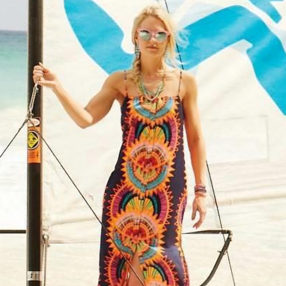 Mara Hoffman Aztec Maxi Dress